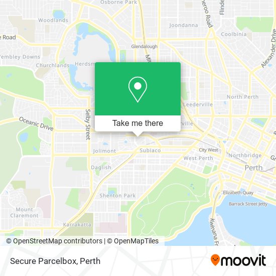 Secure Parcelbox map