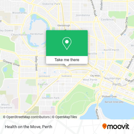 Health on the Move map