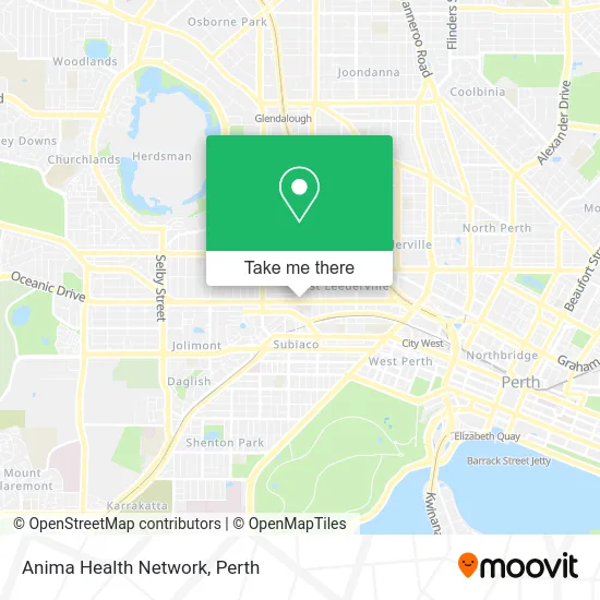 Mapa Anima Health Network