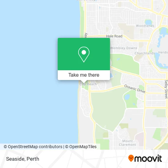 Mapa Seaside