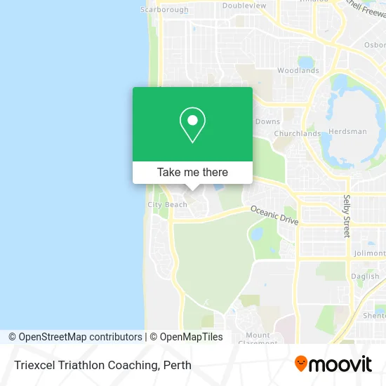 Mapa Triexcel Triathlon Coaching