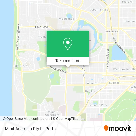Minit Australia Pty Lt map