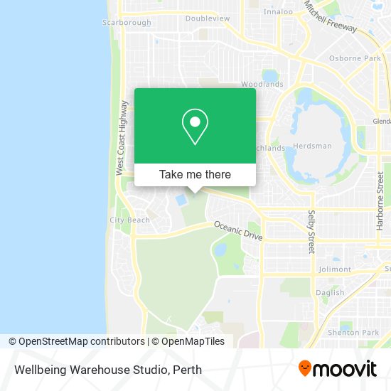 Wellbeing Warehouse Studio map