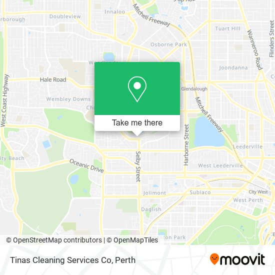 Tinas Cleaning Services Co map