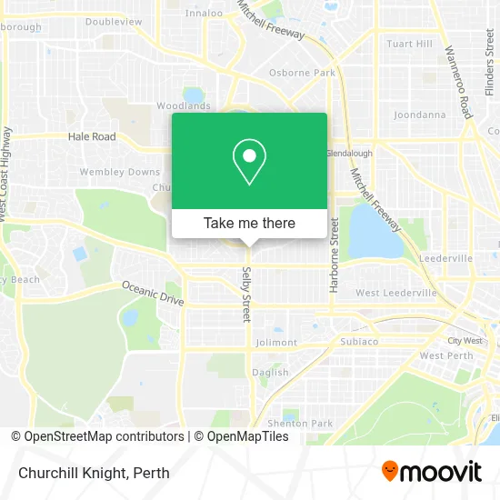 Mapa Churchill Knight