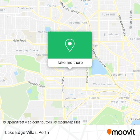 Lake Edge Villas map