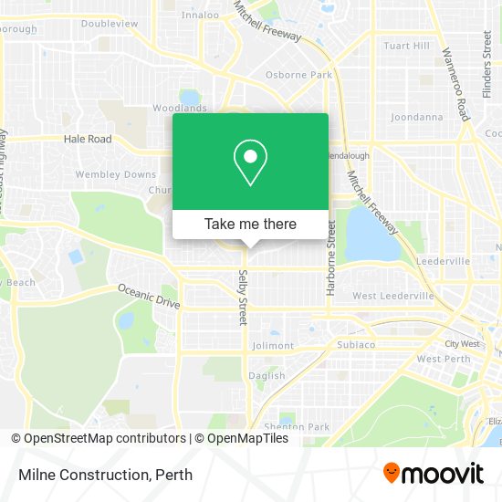 Milne Construction map