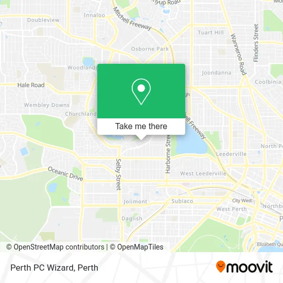 Mapa Perth PC Wizard