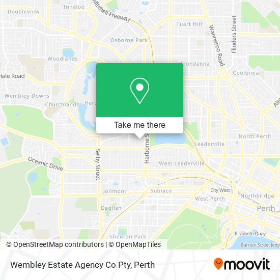 Wembley Estate Agency Co Pty map