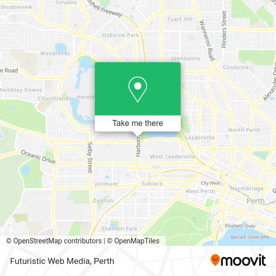 Mapa Futuristic Web Media