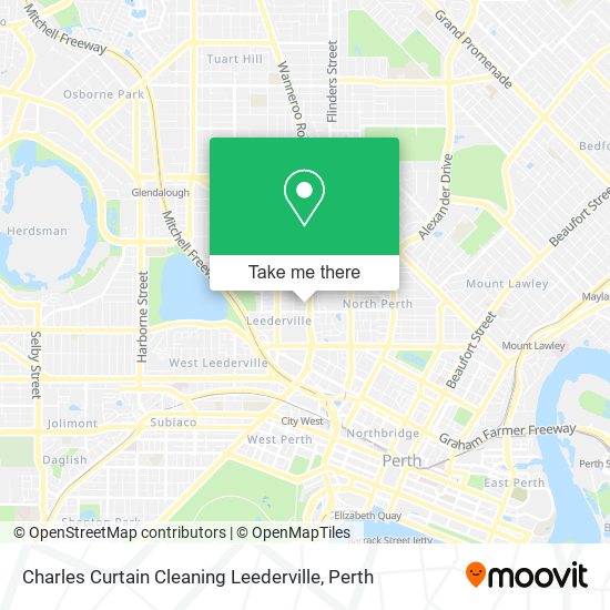 Charles Curtain Cleaning Leederville map