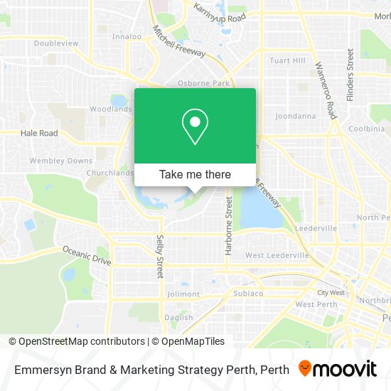 Emmersyn Brand & Marketing Strategy Perth map