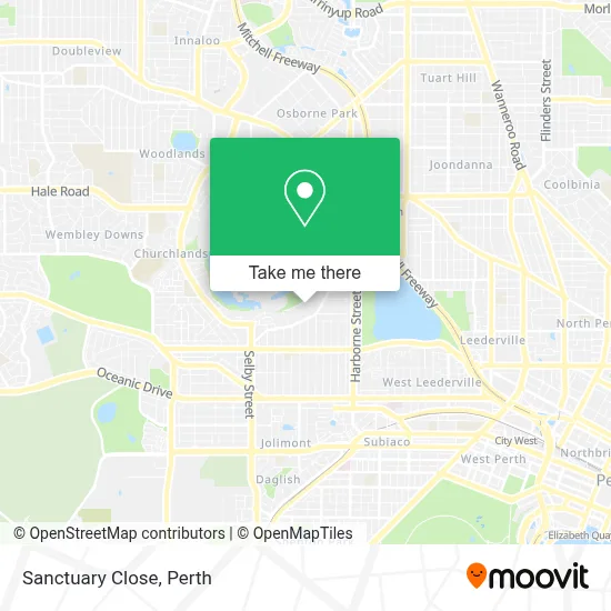 Mapa Sanctuary Close