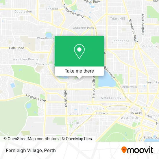 Mapa Fernleigh Village