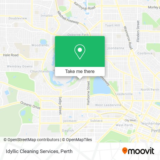 Idyllic Cleaning Services map