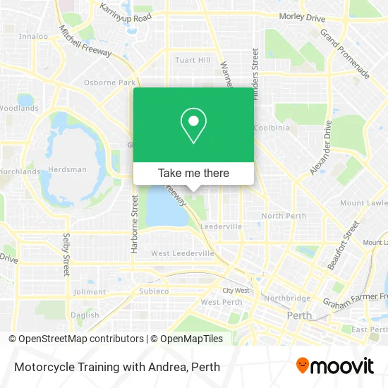 Motorcycle Training with Andrea map