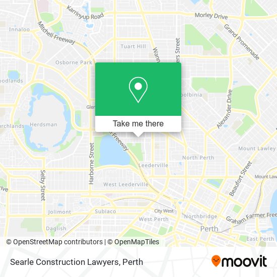 Searle Construction Lawyers map