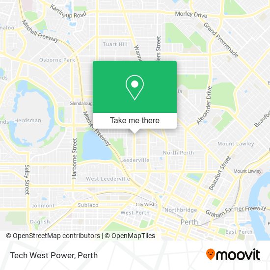 Tech West Power map
