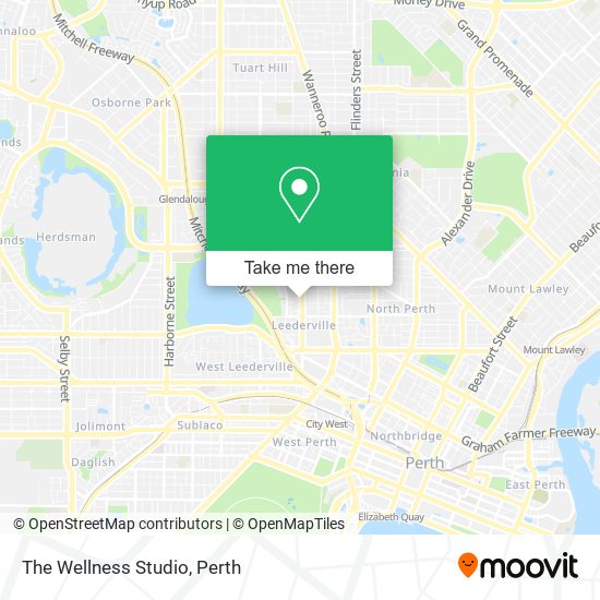 The Wellness Studio map