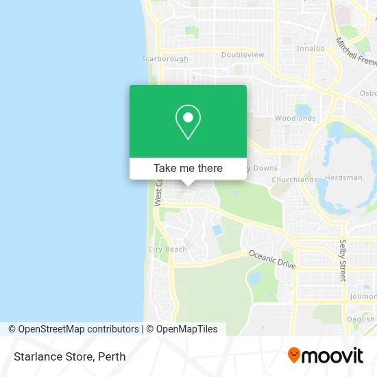 Mapa Starlance Store