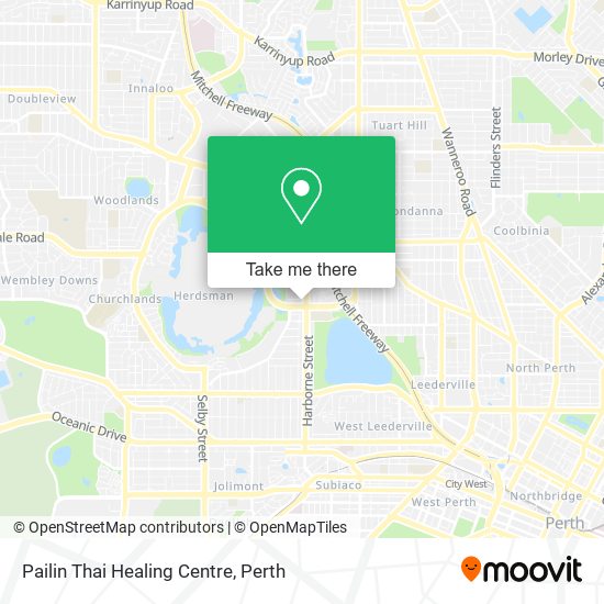 Pailin Thai Healing Centre map