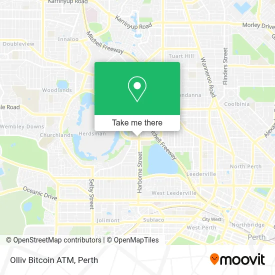 Mapa Olliv Bitcoin ATM