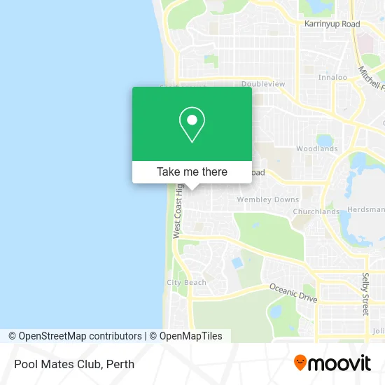 Mapa Pool Mates Club