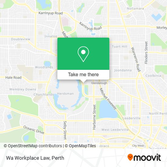 Wa Workplace Law map