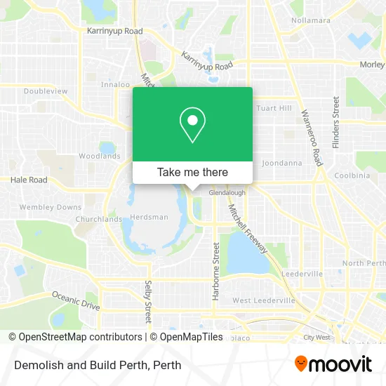Mapa Demolish and Build Perth