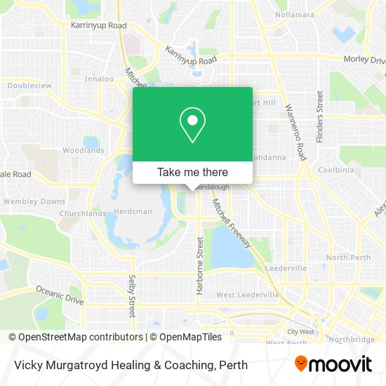 Vicky Murgatroyd Healing & Coaching map