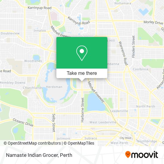 Namaste Indian Grocer map