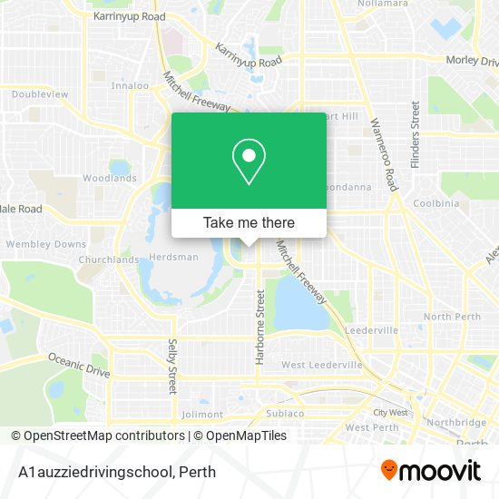 A1auzziedrivingschool map