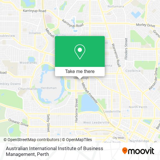 Australian International Institute of Business Management map