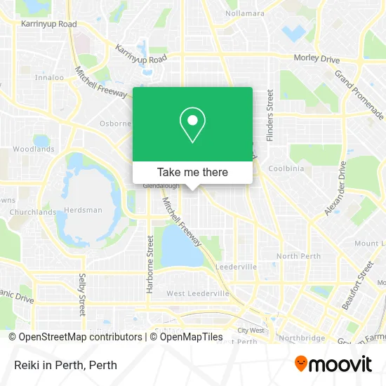 Mapa Reiki in Perth
