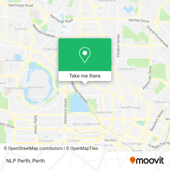 Mapa NLP Perth
