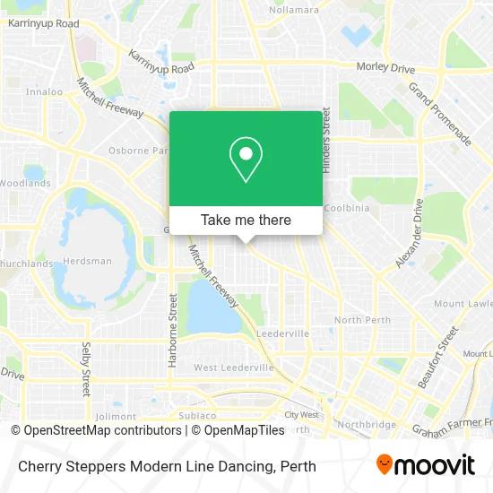 Mapa Cherry Steppers Modern Line Dancing