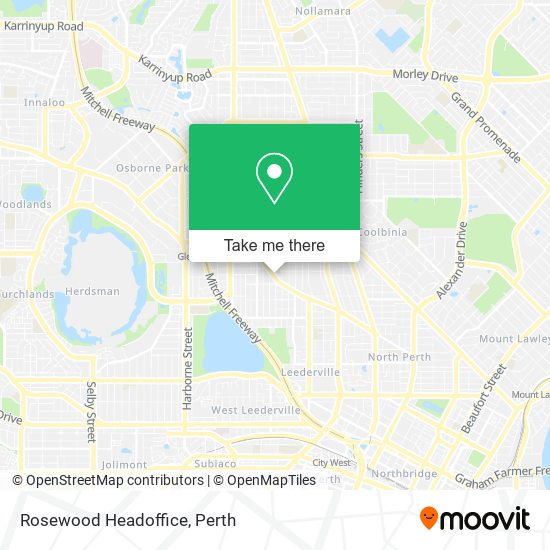 Rosewood Headoffice map