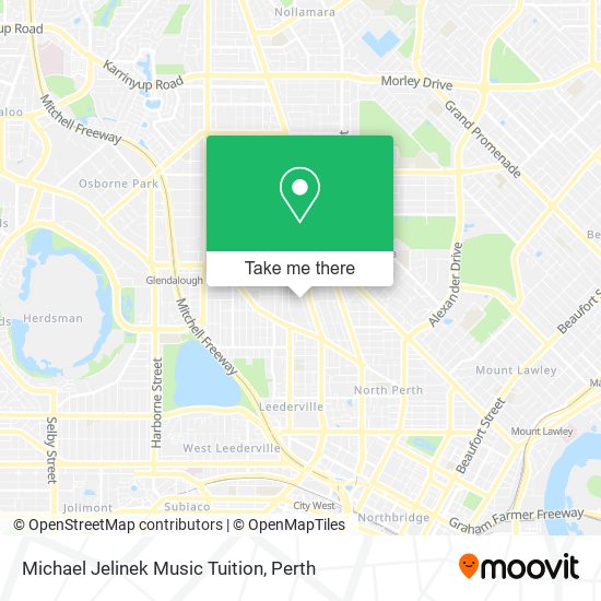 Michael Jelinek Music Tuition map