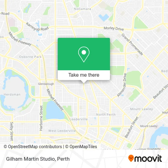 Mapa Gilham Martin Studio