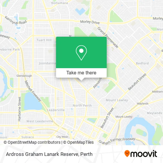 Ardross Graham Lanark Reserve map