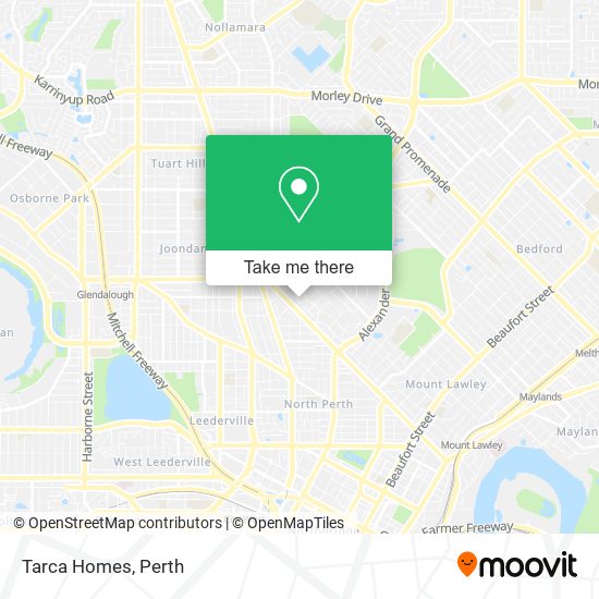 Tarca Homes map