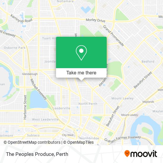 The Peoples Produce map