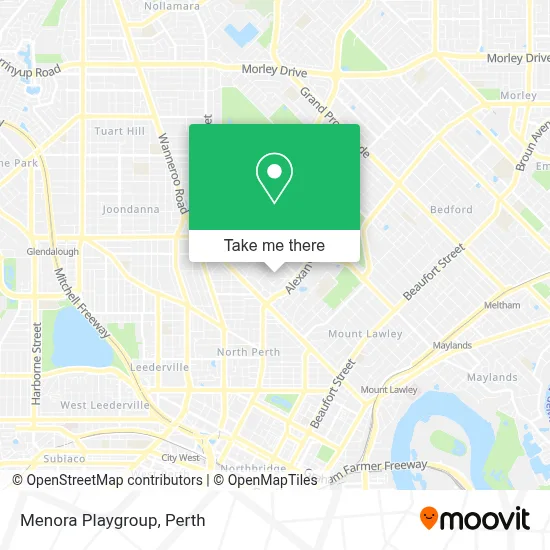 Mapa Menora Playgroup