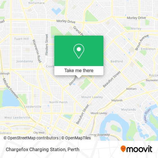 Mapa Chargefox Charging Station