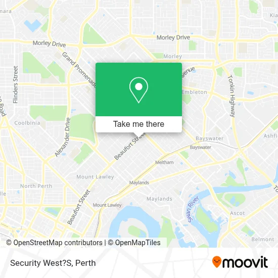 Mapa Security West?S