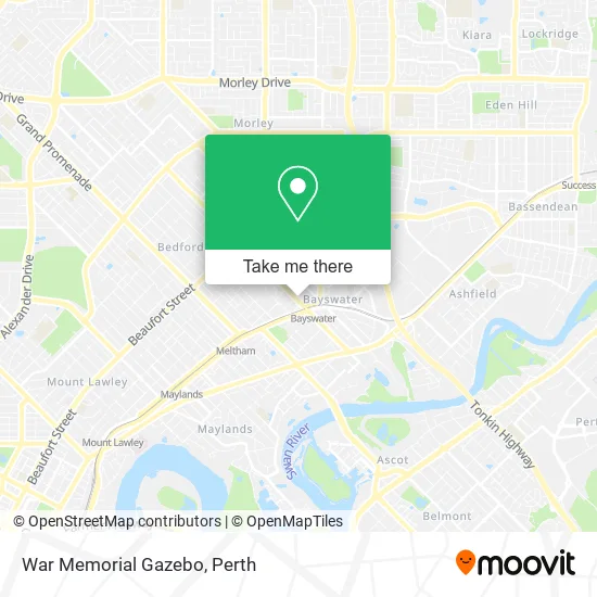War Memorial Gazebo map