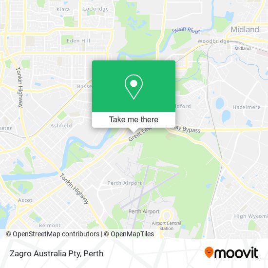 Zagro Australia Pty map