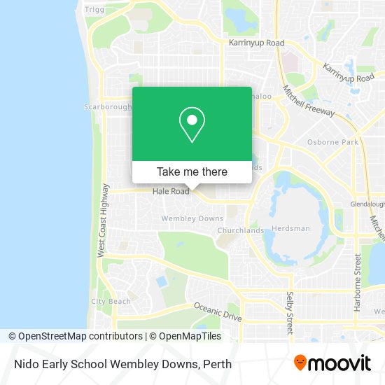 Nido Early School Wembley Downs map