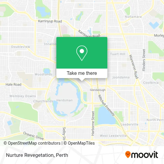 Mapa Nurture Revegetation