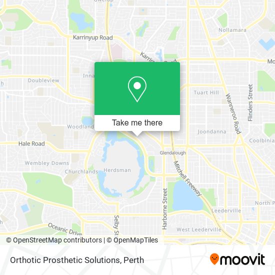 Orthotic Prosthetic Solutions map